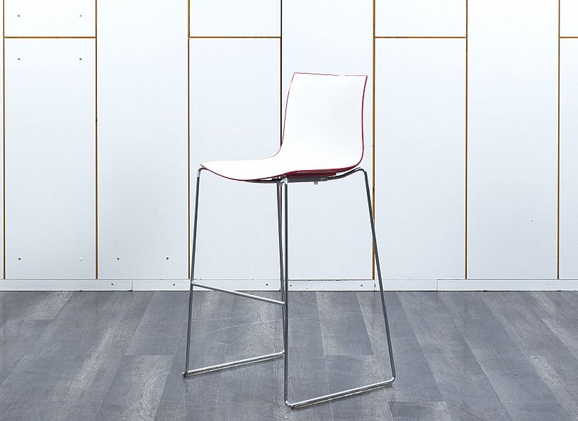 Барный стул Arper  Пластик Красный Catifa 46  (УДПК-03073)